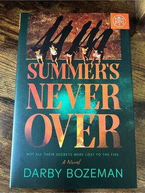 Summer's Never Over by Darby Bozeman - Teal‎ & Orange Hardcover